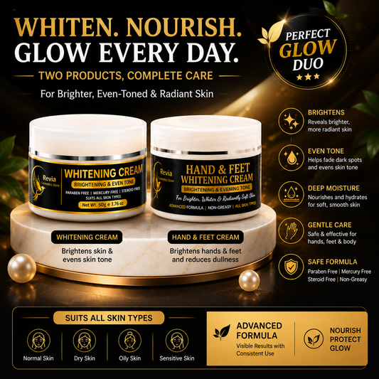Glow Duo Deal – Hand & Feet Whitening Cream ✨