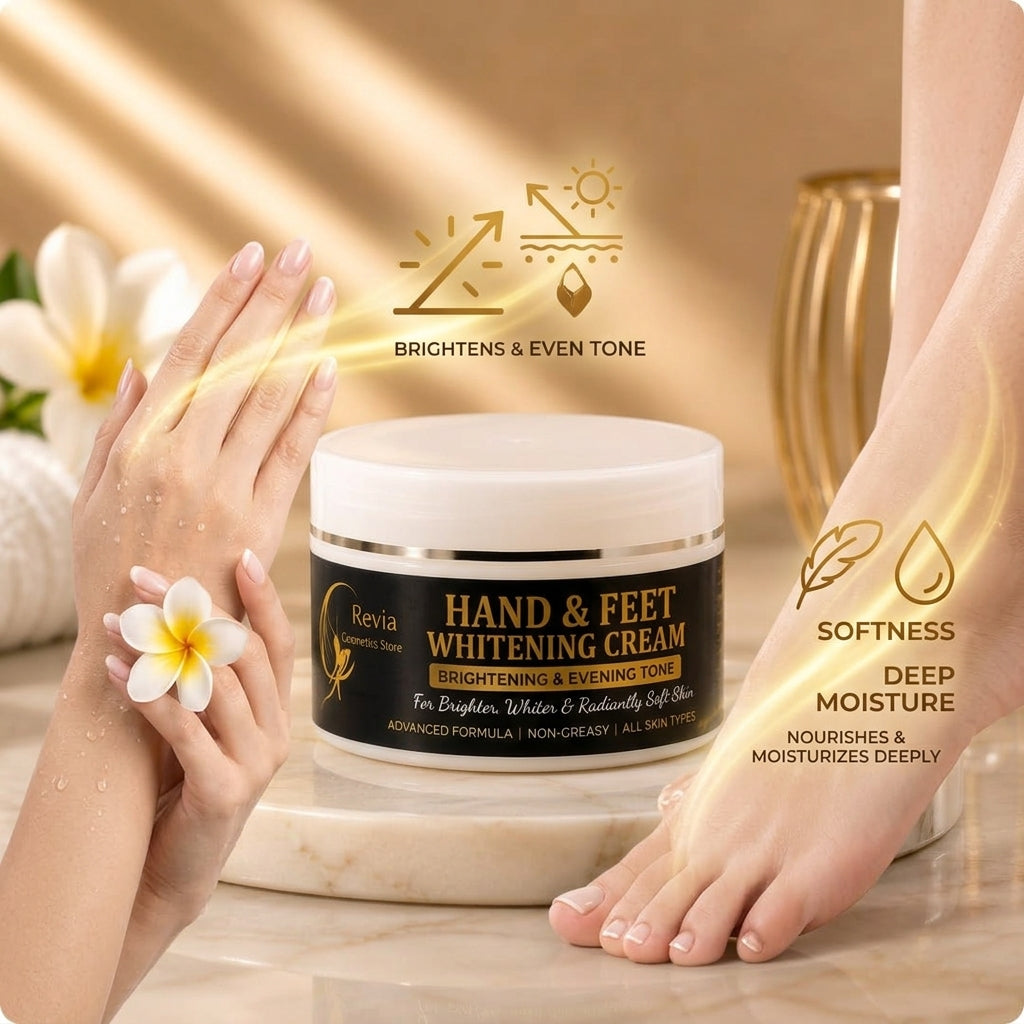 Revia Hand & Feet Whitening Cream - Radiant & Soft Skin 🌟